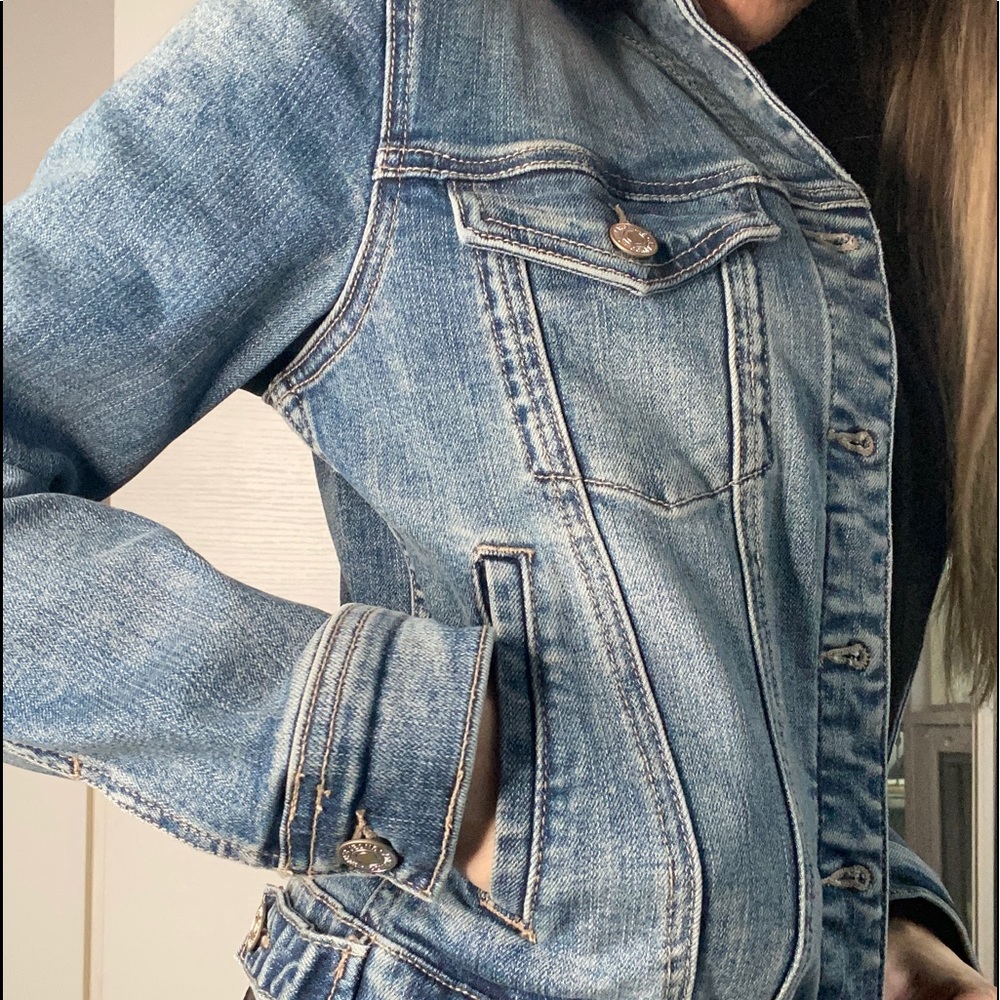 Silver Jeans x Boot legger Denim Jacket